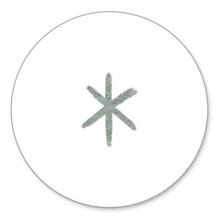 Zilveren ster wit